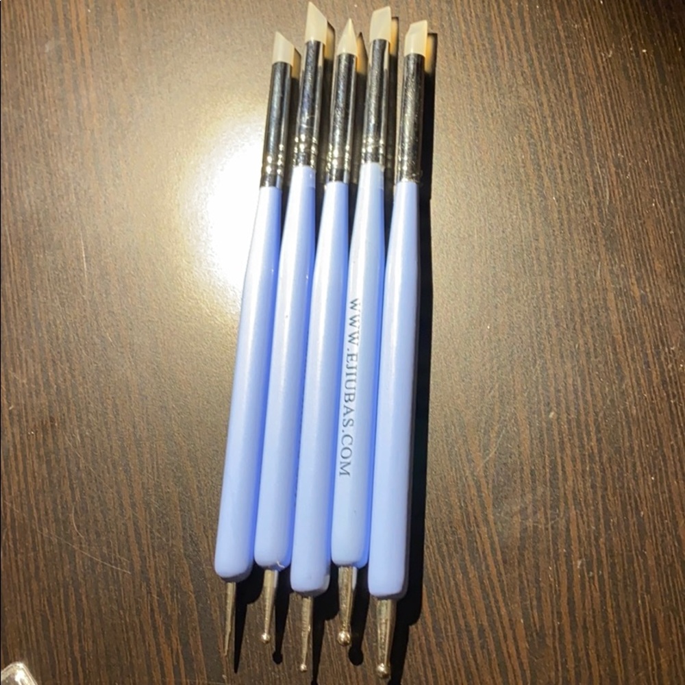 Clay sculpting tools.